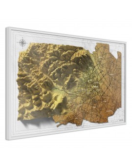 Raised Relief Map: Vienna