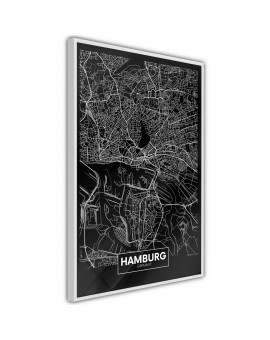 City Map: Hamburg (Dark)