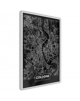 City Map: Cologne (Dark)