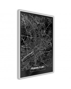 City Map: Frankfurt (Dark)