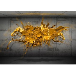 Fototapete - Yellow Splash