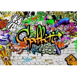 Fototapete - Graffiti on the Wall