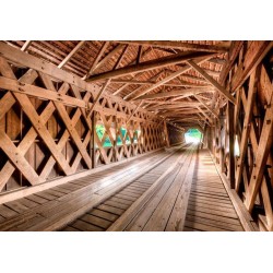 Fototapete - Wooden Bridge