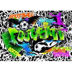 Fototapete - Football Graffiti