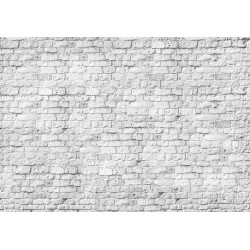 Fototapete - White brick