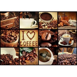 Fototapete - Coffee - Collage