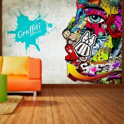 Fototapete - Graffiti beauty