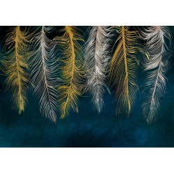 Fototapete - Gilded Feathers