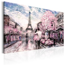 Leinwandbild - Pink Paris