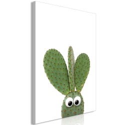 Leinwandbild - Ear Cactus (1 Part) Vertical