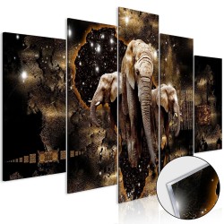 Acrylglasbild - Brown Elephants