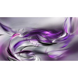 Fototapete - Purple Swirls II