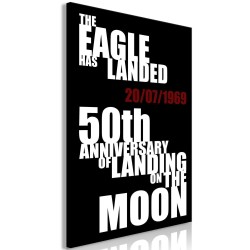 Leinwandbild - Moon Landing (1 Part) Vertical