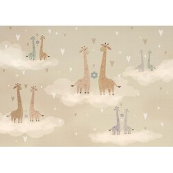 Fototapete - Giraffes in Love