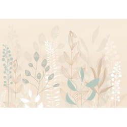Fototapete - Pastel and Beige Glade