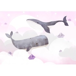 Fototapete - Dream Of Whales - Second Variant