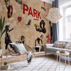 Fototapete - [Banksy] Range of Variety