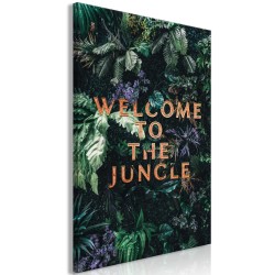 Leinwandbild - Welcome to the Junge (1 Part) Vertical