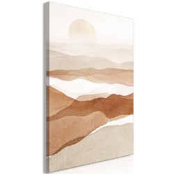 Leinwandbild - Desert Lightness (1 Part) Vertical