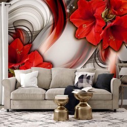 Fototapete - Amaryllis – Ballade vom Roten