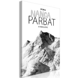 Leinwandbild - Nanga Parbat (1 Part) Vertical