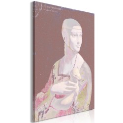 Leinwandbild - Pastel Lady (1 Part) Vertical