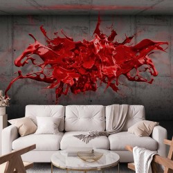 Fototapete - Red Ink Blot