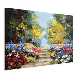 Leinwandbild - The Flowers Alley