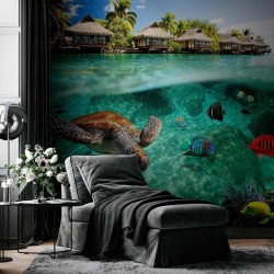 Fototapete - Under the surface of water