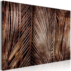 Leinwandbild - Dark Palms (1 Part) Wide