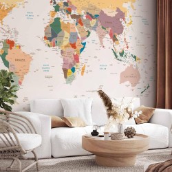 Fototapete - World Map