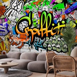 Fototapete - Graffiti on the Wall