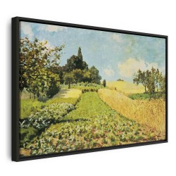 Leinwandbild - Wheat field (Alfred Sisley)