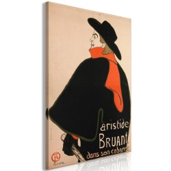 Leinwandbild - Aristide Bruant: Dans son cabaret (1 Part) Vertical
