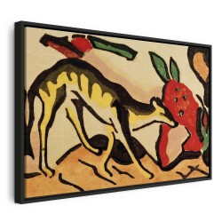 Leinwandbild - Fabeltier (Franz Marc)