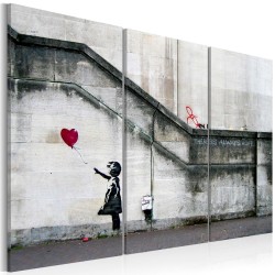 Leinwandbild - Girl With a Balloon by Banksy