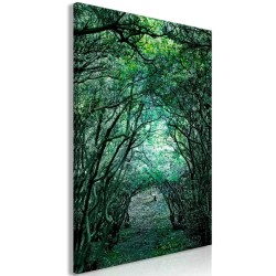 Leinwandbild - Green Pergola (1 Part) Vertical