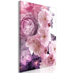 Leinwandbild - Garden of Floral Scents (1-part) - Nature in Shades of Pink