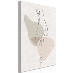 Leinwandbild - Delicate Touch (1 Part) Vertical