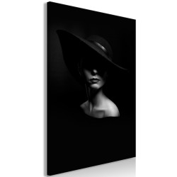 Leinwandbild - Mysterious Woman (1 Part) Vertical