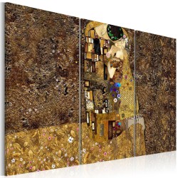 Leinwandbild - Klimt inspiration - Kiss