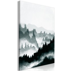 Leinwandbild - Hazy Landscape (1 Part) Vertical