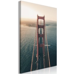 Leinwandbild - Golden Gate Bridge (1 Part) Vertical