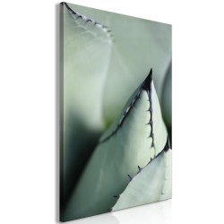 Leinwandbild - Green Spikes (1 Part) Vertical