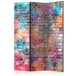 Paravent - Colourful Brick