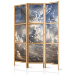 Japanischer Paravent - Golden Reflections on Clouds Foretelling Dusk