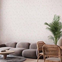 Tapete - Star Map - Delicate Constellations in Warm Shades