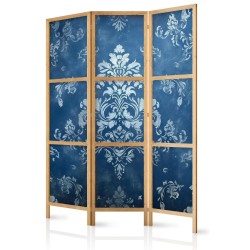Japanischer Paravent - Retro Ornament - Decorative Motif in Worn Blues