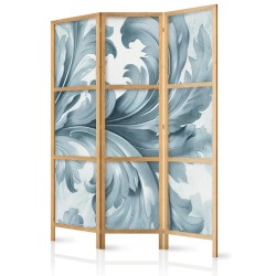 Japanischer Paravent - Botanical Motif with Leaves and Vines in Sandy Colors