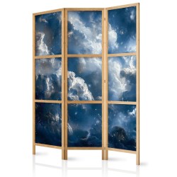 Japanischer Paravent - Astronomical Wonders: Clouds and Stars in Harmonious Combination